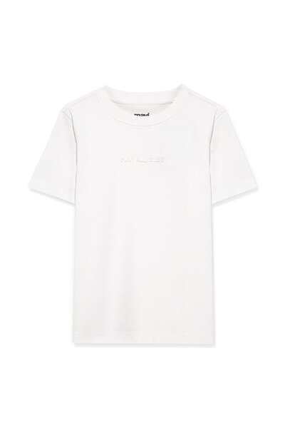 Mavi Μπλουζάκι από βιολογικό βαμβάκι λευκό Basic κανονική εφαρμογή / Regular Fit7610197-70057