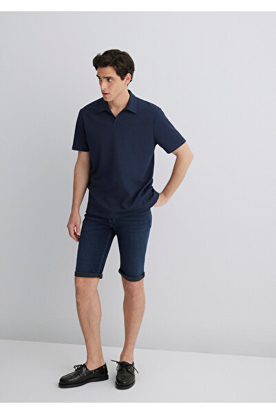 Mavi Nicholas Blue Premium Midnight Blue Jean Shorts0416087141