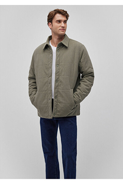 Mavi Χακί καπιτονέ βελούδινο μπουφάν - Loose Fit Loose Fit 0110458-85485