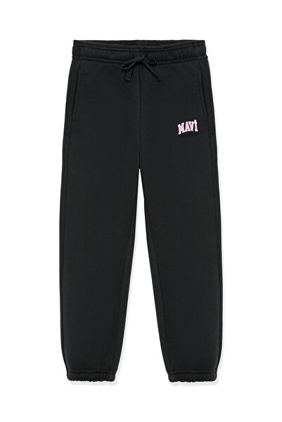 Mavi Μαύρο φούτερ με τυπωμένο λογότυπο 7010000 -70087