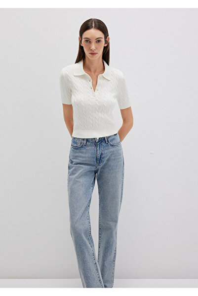 Mavi Ecru Knitwear Polo 1710328-70057