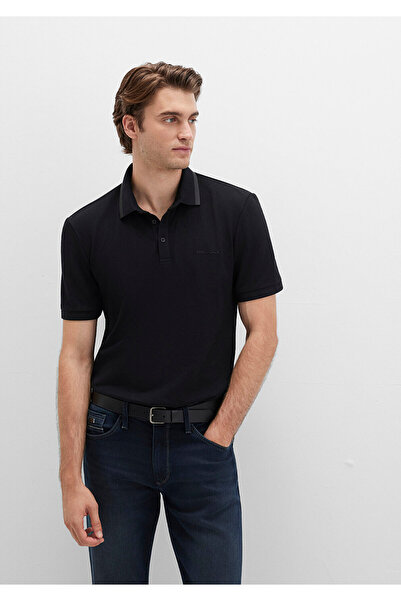 Mavi Černé Polo tričko Slim Fit / Slim Fit 0611829 -900