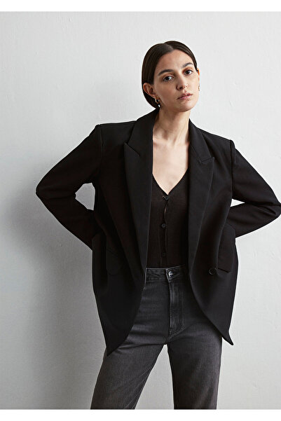 Mavi Μαύρο διπλό πέτο Blazer 1110519-900