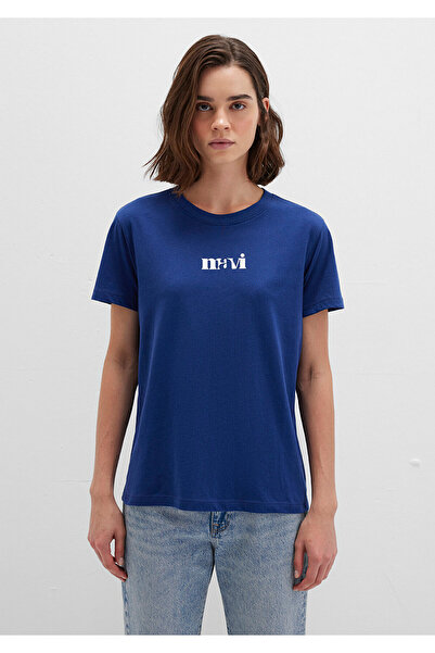 Mavi T-Shirt s potiskem Navy Blue Regular Fit / Regular Fit1612241-70722