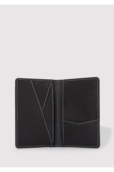 Mavi Black Leather Wallet 0911624 -900