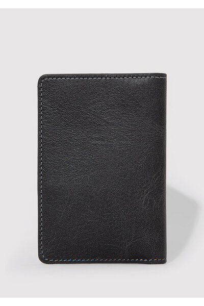 Mavi Black Leather Wallet 0911624 -900