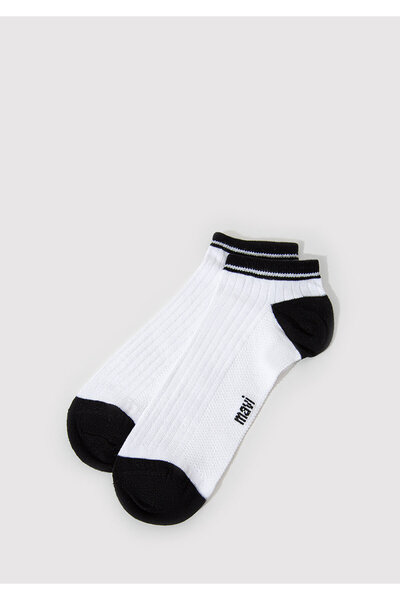 Mavi 2er-Pack weiße Booties-Socken 0911607 -620