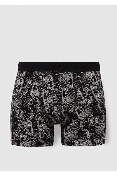 Mavi 3-teilige bedruckte schwarze Boxershorts 0911420 -900