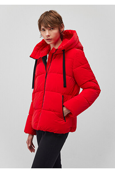 Mavi Hooded Red Puffer Jacket 1110043-81773