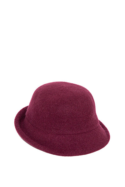 Mavi Bordo Yün Bucket Şapka 1911759-85279