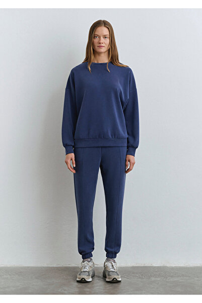 Mavi Lux Touch Tencel modális pulóver - sötétkék 168837 -70491