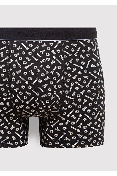 Mavi Printed Black Boxer 0910444-85857