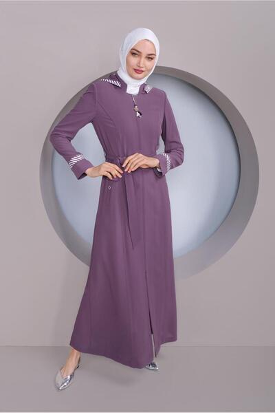 Alvina ŞERİT DETAYLI KAPÜŞONLU PARDESÜ 10331