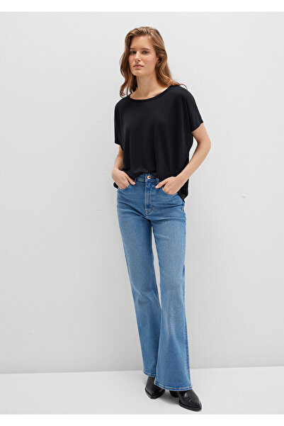 Mavi Lux Touch Black Modal - Tricou de bază cu croiala liberă 167245 -900