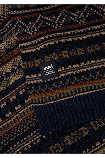 Mavi Φουλάρι Jacquard Navy Blue 091059-29764