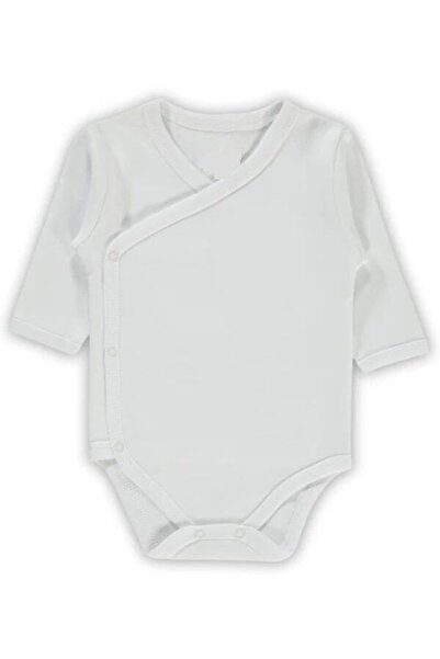 minisoft 222 Bebek Çıtçıtlı Uzun Kollu Kundak Body