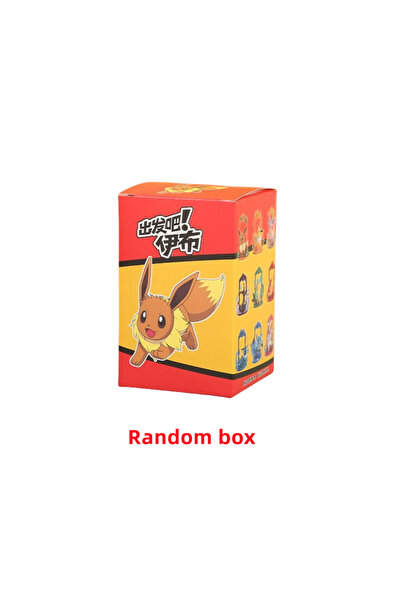 Miniso مجموعة مجسمات بوكيمون إيفي إيفولوشن من 9 قطع، صندوق عشوائي، مجموعة مجسمات أنمي سيلفيون إسبيون جلاسيون ليفيون