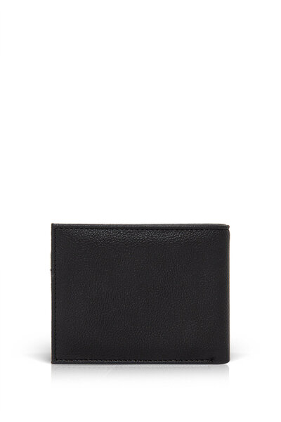 Mavi Schwarze Geldbörse mit Siegellogo 091857-900