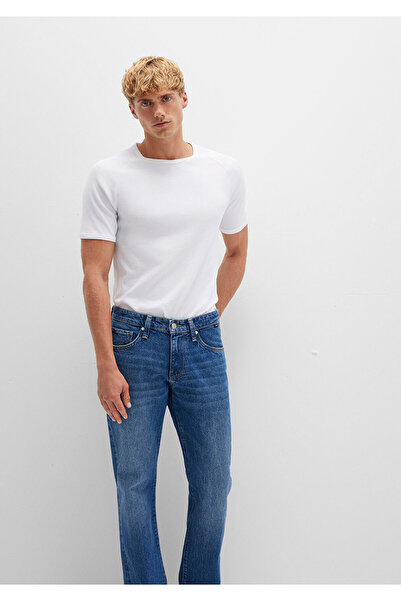 Mavi Μπλουζάκι με λεπτομέρεια σε λευκό ραβδί -06605622