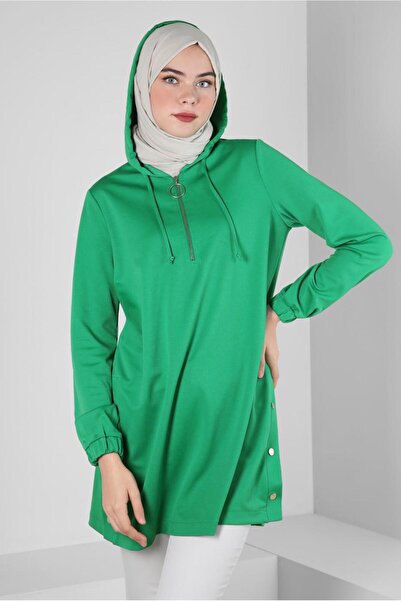 Alvina Φούτερ με κουκούλα με φερμουάρ - 43307