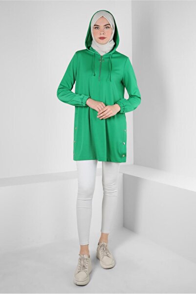 Alvina Φούτερ με κουκούλα με φερμουάρ - 43307