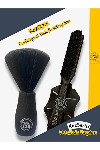 RODEO 126 Fade kesim Tarak & Fırçası - 126 koz 01 Ense Yüz Temizleme Fırçası