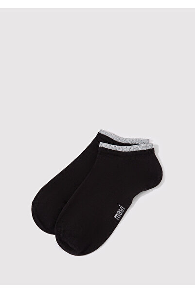 Mavi 2er-Pack schwarze und weiße Booties-Socken 198295 -620