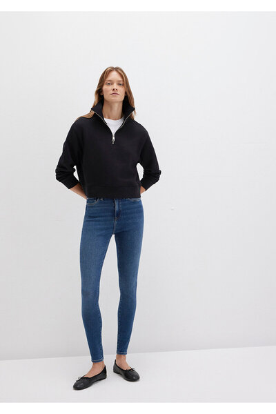 Mavi Pantaloni blugi în formă de aur Serenay 100980-33687