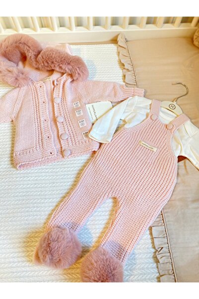 Nipperland Baby Girl Salopet Set