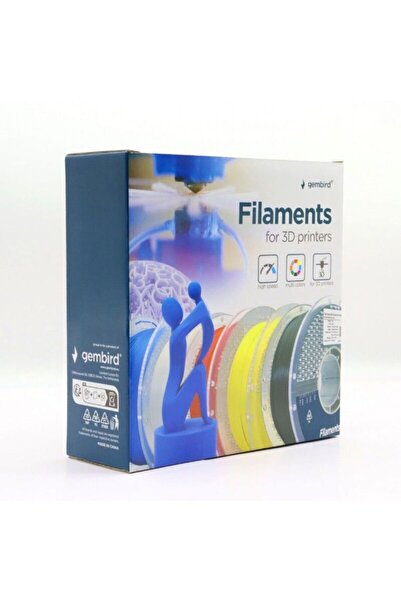 Gembird 3D PETG filament 1,75 mm 1 kg, černý