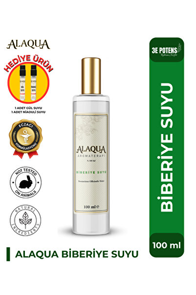 AlaQua Aromaterapi ALAQUA %100 SAF BİBERİYE SUYU 100 ML
