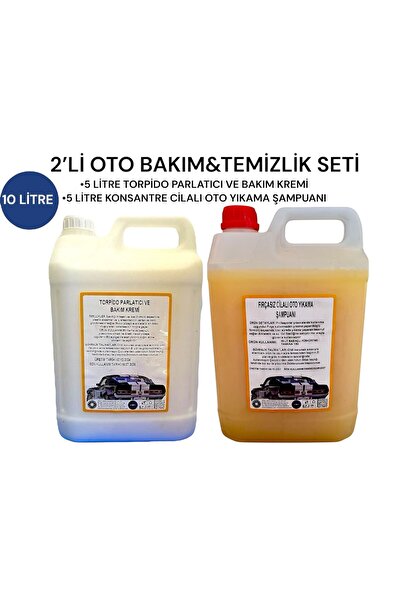 Şimal otokimya market 2'li Araba Temizleme Seti/ Oto Bakım Seti Oto Yıkama Şa...
