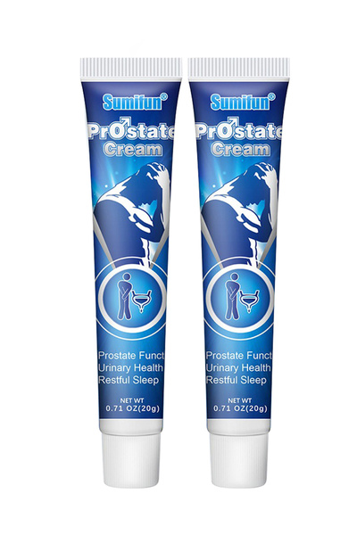 SUMIFUN كريم البروستاتا، مكمل غذائي لصحة البروستاتا للرجال، يعالج إلحاح التبول، 20 جم*2 قطعة