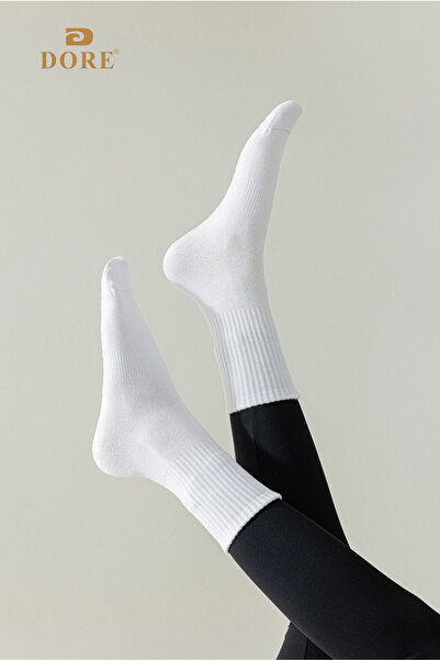 Dore Original Unisex 3 Pairs Premium Cotton Winter Tennis College Long Tube Adult Sports & Casual Socks