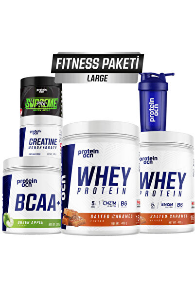 Proteinocean Fıtness Paketi Large - Salted Caramel Yeşil Elma