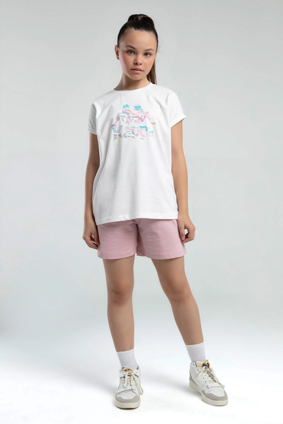 Kappa Λευκό T-Shirt για κορίτσι