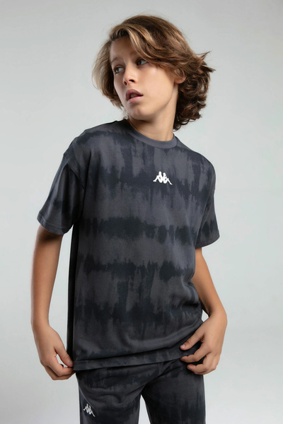 Kappa Boy's Black Bermuda Suit