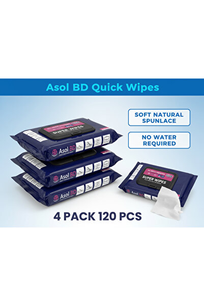 AsolBD Supper Shoes Cleaner Wipes Natural & Disposable Quick for Sneakers Por...