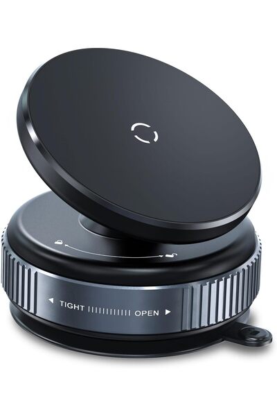 İRONİCA Yapışkanlı 360 Derece Ayarlanabilir 15W Kablosuz Şarjlı Magsafe Araç Tutucu