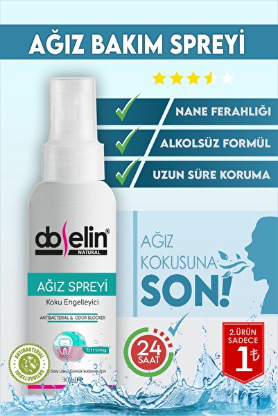 Doselin Ağız Kokusu Giderici Sprey, Ağız Kokusu Önleyici Ağız Bakım Spreyi