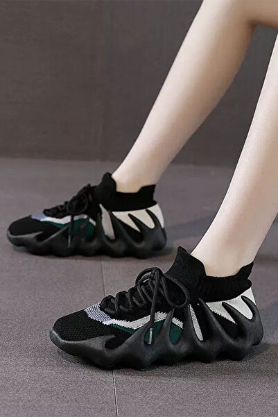 dorbe women's lightweight black mesh sneakers