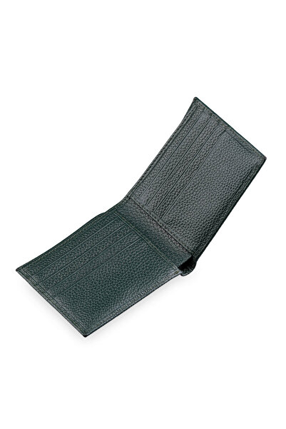 Hatemoğlu Khaki Boxed 100% Genuine Leather Men's Wallet