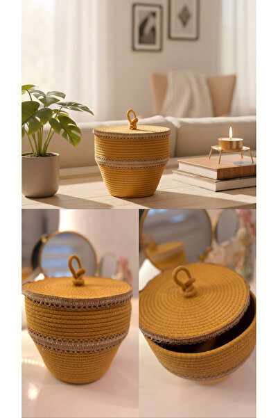 Rose go home سلة بغطاء في نموذج حاوية العسل