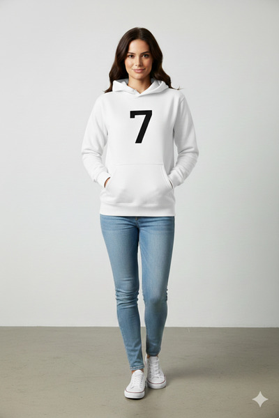 woonkey Unisex Hooded Sweatshirt Hoodie 7 Printed Inner Cotton 3 Thread Sweat Trend Model