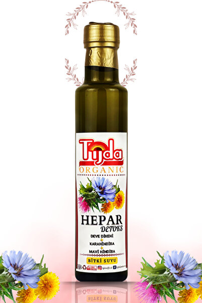 TİJDA Hepar Detox-karaciğer Yağlanması-bağırsak,pankreas,safra Destekleyici Saf Bitki Özü 250 ml