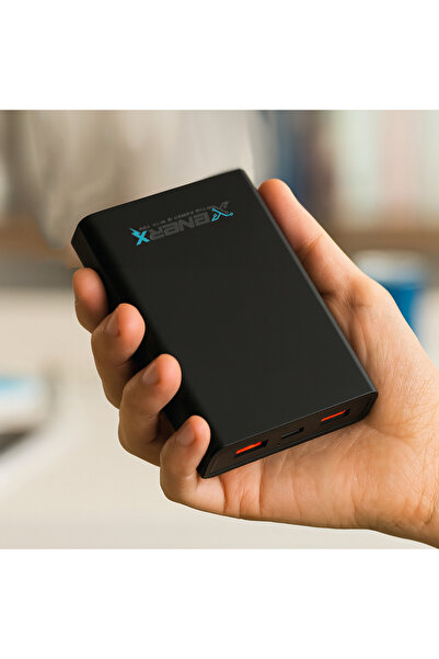 ENERX ENR-P10A 10000 mAh 1.0 Amper Powerbank Siyah