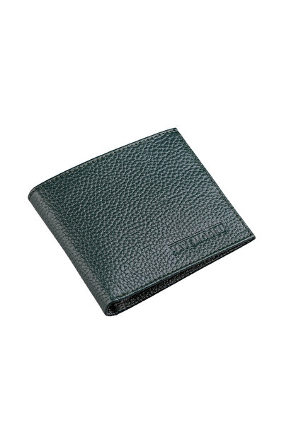 Hatemoğlu Khaki Boxed 100% Genuine Leather Men's Wallet