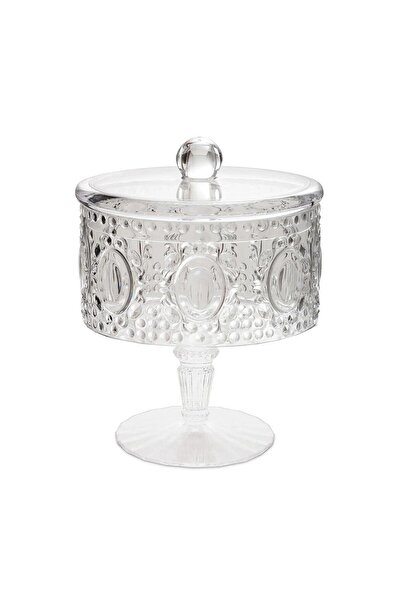 Baci Milano وعاء بسكويت باروك روك شفاف