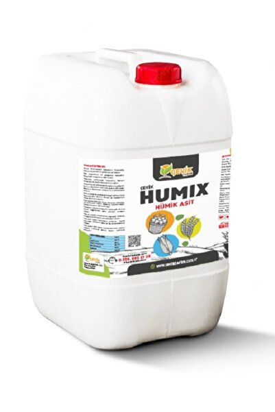 ÇEVİK TARIM Hümik Asit 20 Lt Leonardit Menşelli Organik Sıvı Gübre Toprak Düzenleyici ve Bitki Besini