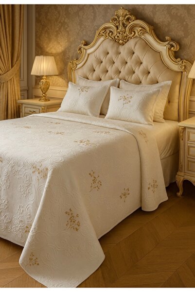 Çeyiz Bahçesi Zara 3 Parça Yatak Örtüsü